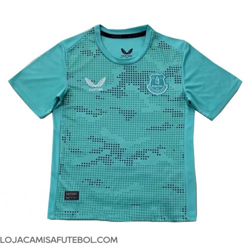 Camisa de Futebol Everton Goleiro Equipamento Secundário 2024-25 Manga Curta